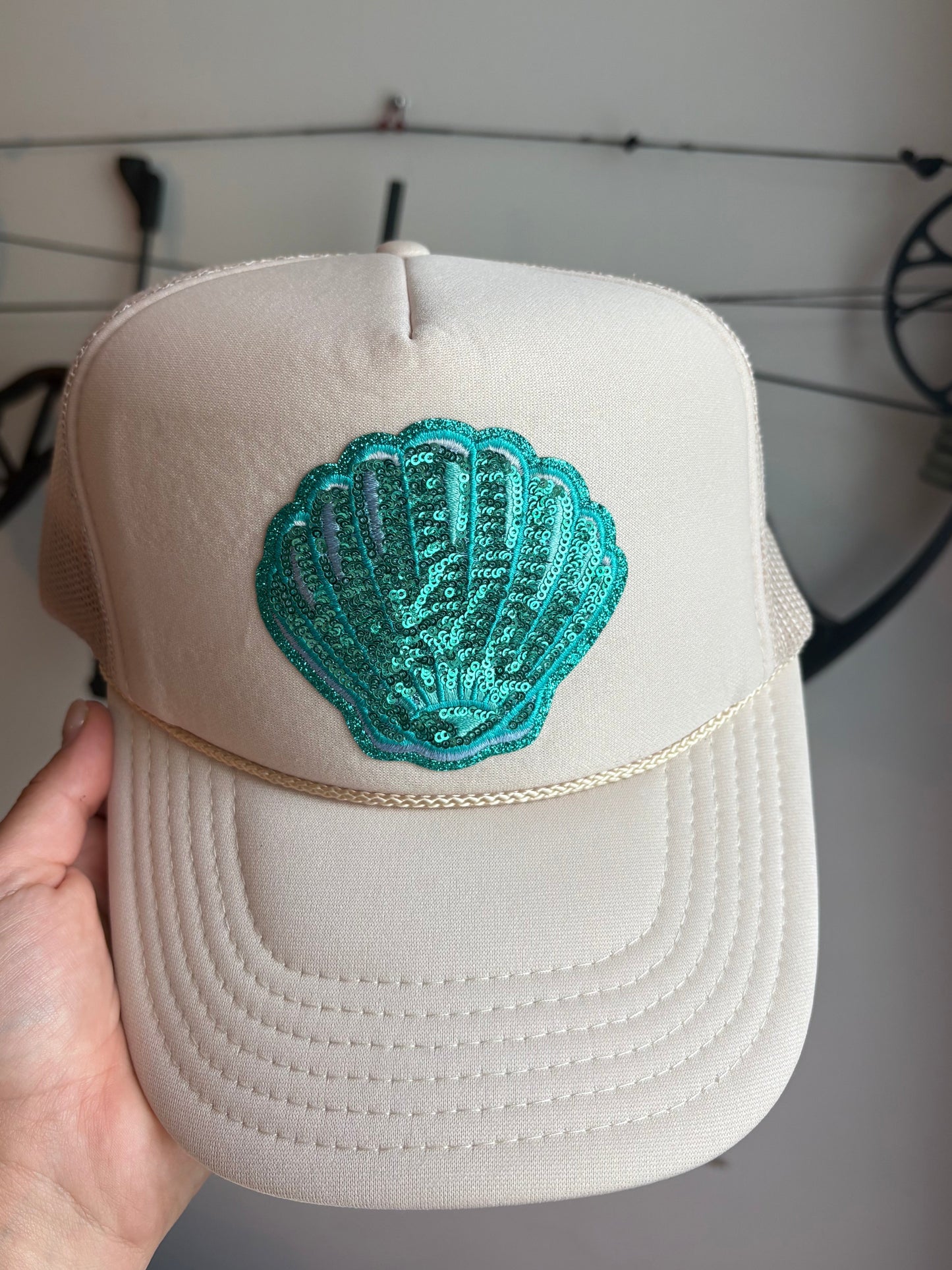 Sequin Shell Hat