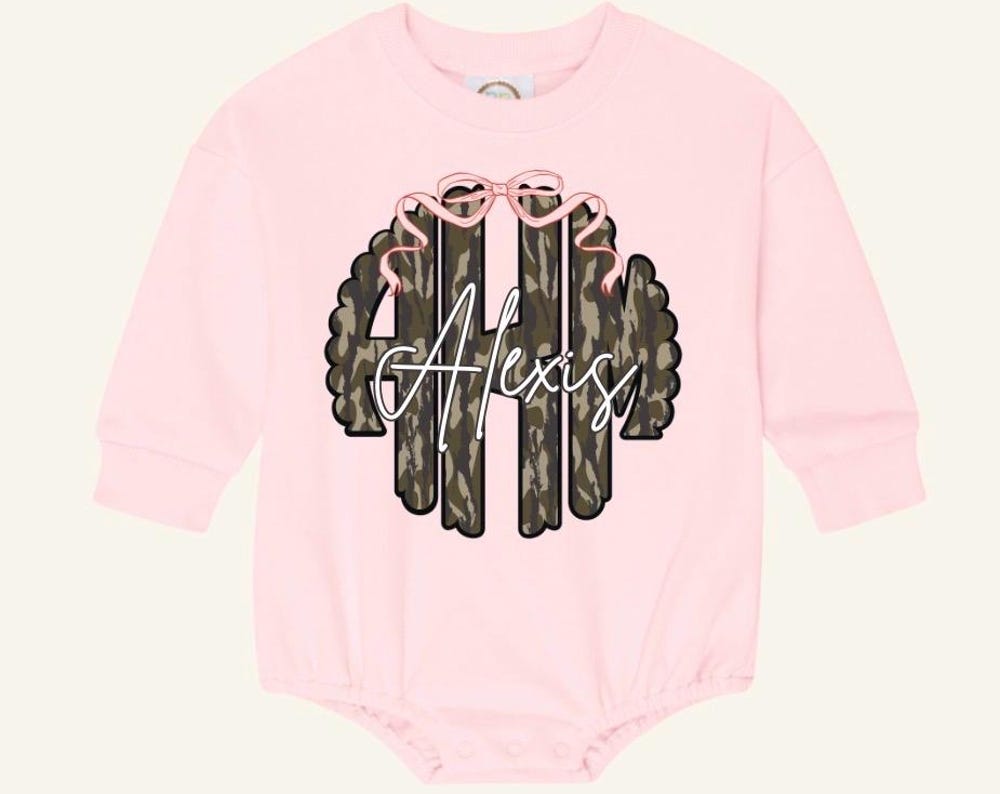 Monogram Sweatshirt Bubble infant/toddler