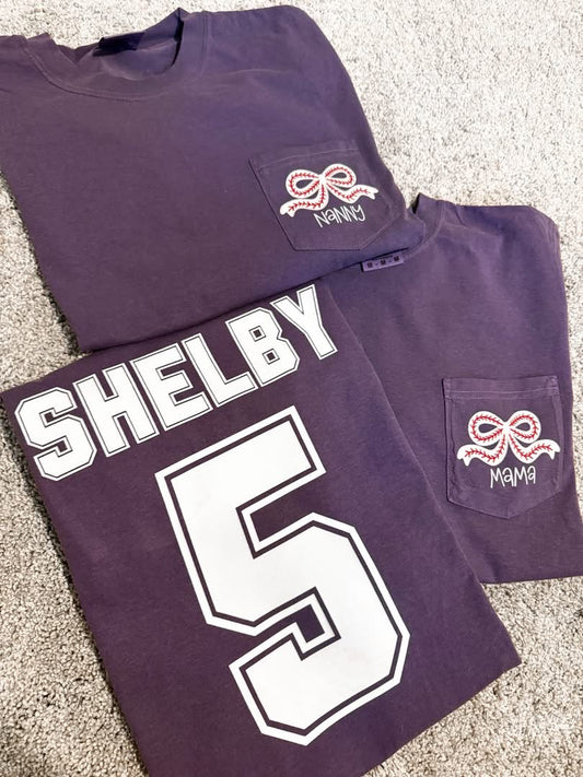 Custom Baseball tees