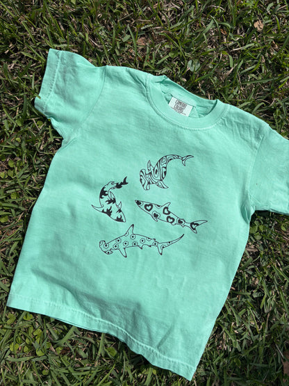 Shark T-shirt Print Youth & Adult