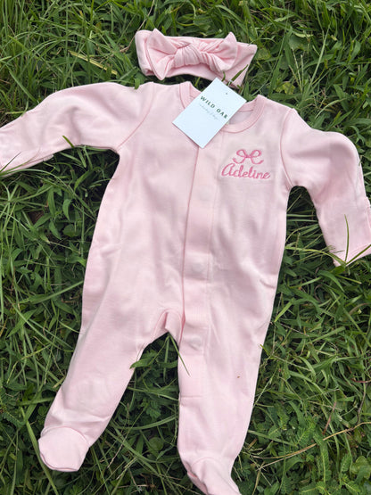 Personalized Magnetic Footie Sleeper