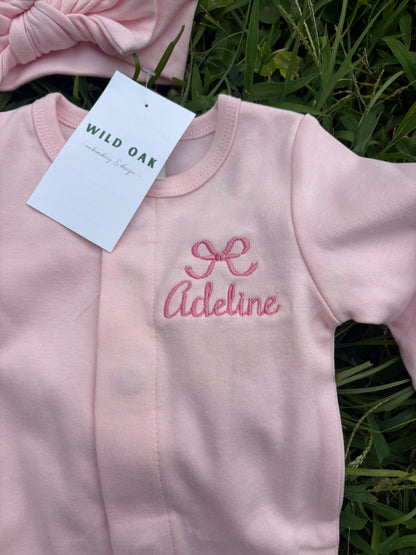 Personalized Magnetic Footie Sleeper